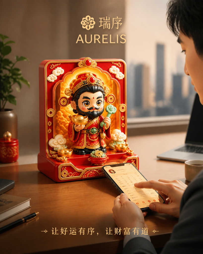瑞序 AURELIS — AI 实体 Q 版财神